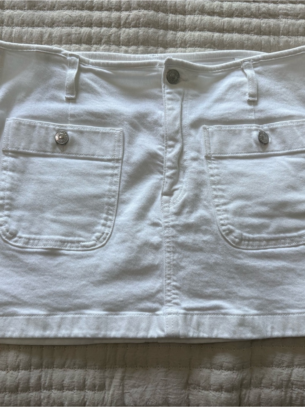 American Eagle Outfitters White Mini Skirt